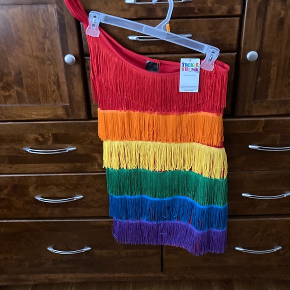 Fringed pride dress nwt - Picture 1 of 2